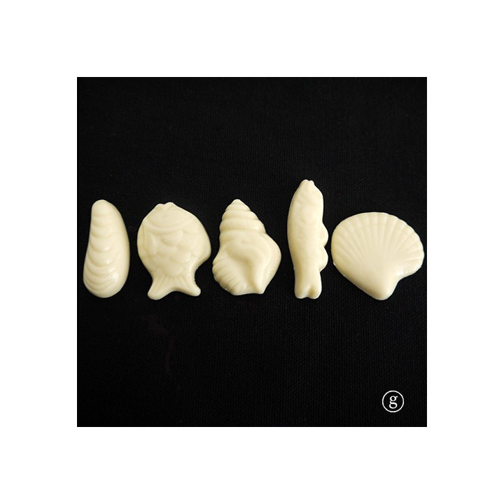 Fritures au chocolat blanc
