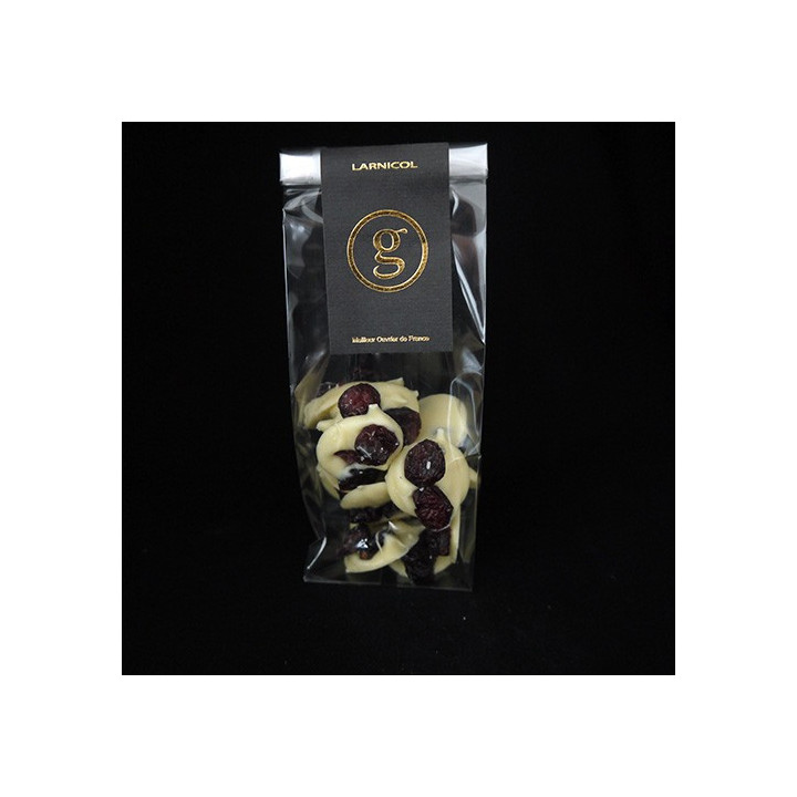 Galets au chocolat blanc et cranberry