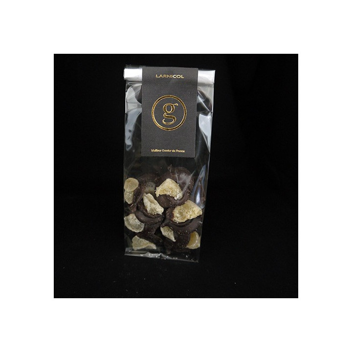 Galets au chocolat noir et au gingembre
