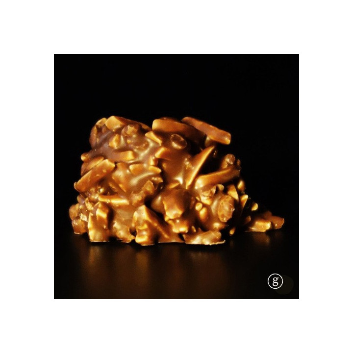 Rochers des Glénan® au chocolat au lait de plantation Mangaro aux amandes