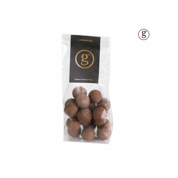 Noisettes au chocolat au lait aux éclats de caramel