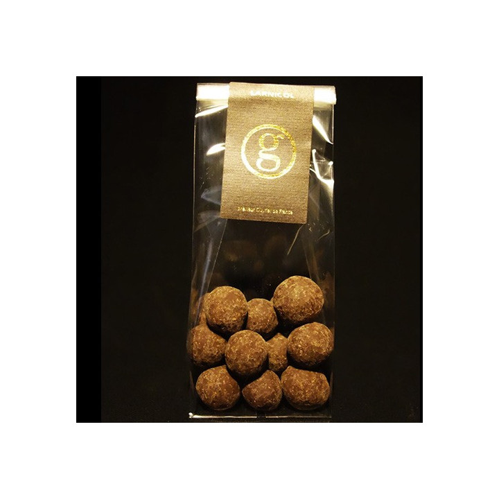 Noisettes au chocolat noir aux éclats de caramel